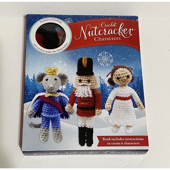 Crochet 6 Nutcracker Characters - Picture 1 of 3